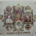Carte postala ilustrata - Jubileu 40 de ani de domnie - 1906 - familia regala