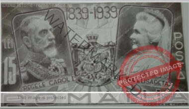 Macheta grafica pentru valoarea nominala de 15 lei - 1939