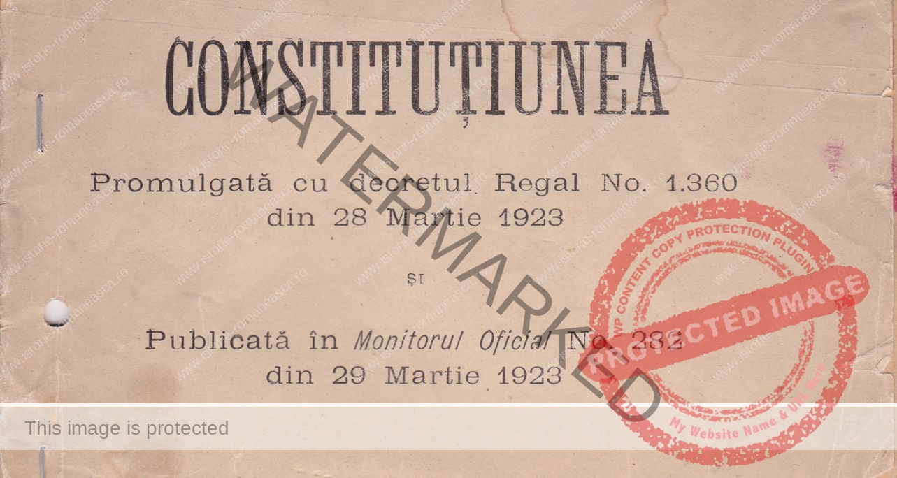 Constituția din 1923